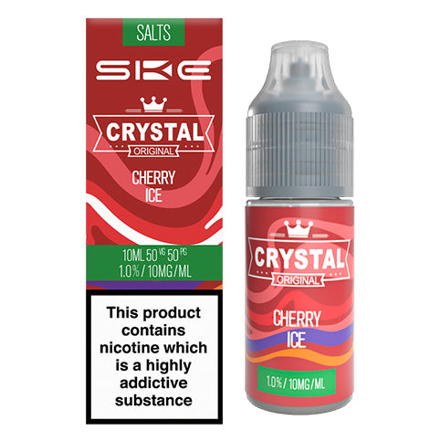 Cherry Ice 10ml Nic Salt E-Liquid by SKE Crystal