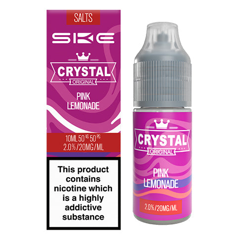 Pink Lemonade 10ml Nic Salt E-Liquid by SKE Crystal
