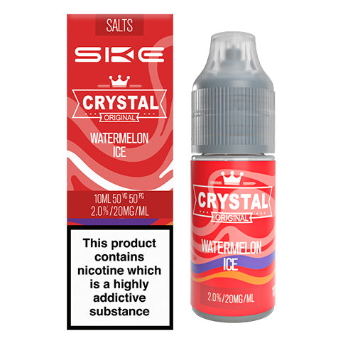 Watermelon Ice 10ml Nic Salt E-Liquid by SKE Crystal