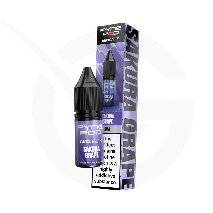 Sakura Grape Nic Salt E-Liquid by Pyne Pod