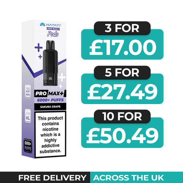 Hayati Pro Max Plus Sakura Grape Refill Pods