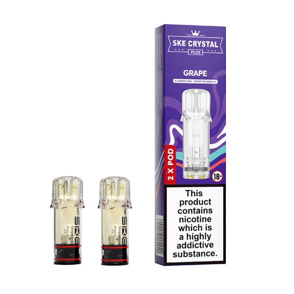 SKE Crystal Plus Pods Box of 10 & 20