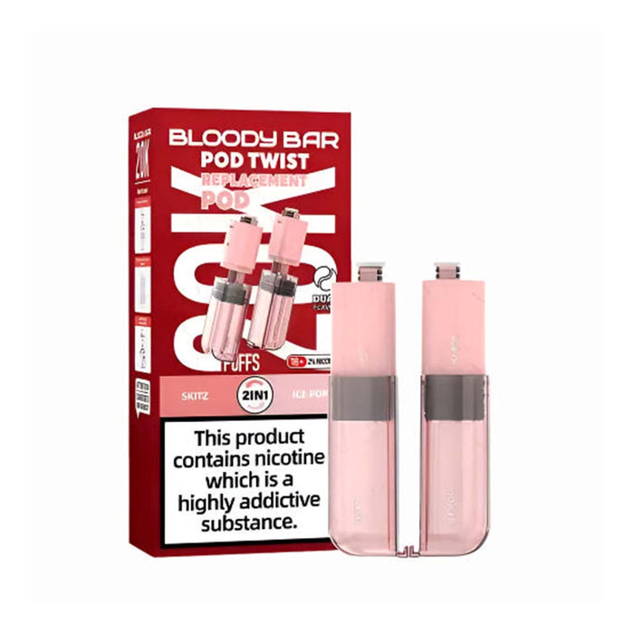 Bloody Bar Ultra Twist 20k Box of 5 & 10 Refill Pods