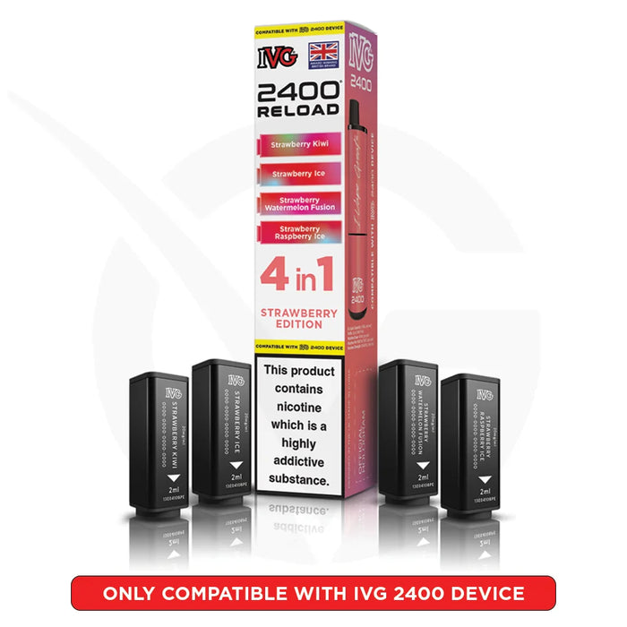 Strawberry Edition IVG 2400 refill Pods