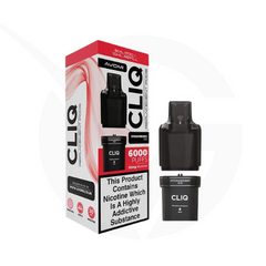 Strawberry Ice Prefilled Pods By Avomi Cliq 6000