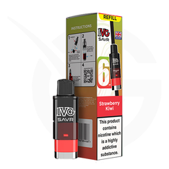 Strawberry Kiwi Prefilled Pods By IVG SAVR + Refill Containers