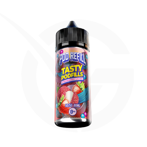 Strawberry Lychee Shortfill E-liquid by Pod Refill Tasty Podfills