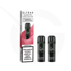 Strawberry Raspberry Cherry Ice Prefilled Pods By Elf Bar 600