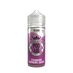 Strawberry Raspberry Cherry 100ml Shortfill E-Liquid By Pod Liq