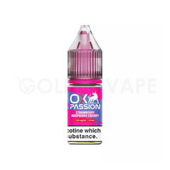 Strawberry Raspberry Cherry Nic Salt E-Liquid By Oxva OX Passion