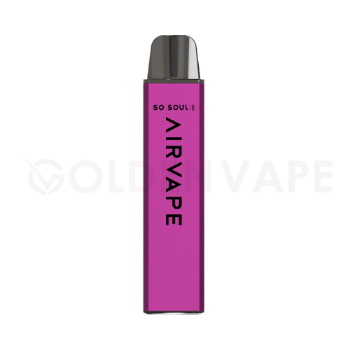 So Soul AIRVAPE Bar 600 Puff Disposable Vape Nic Salt 20mg