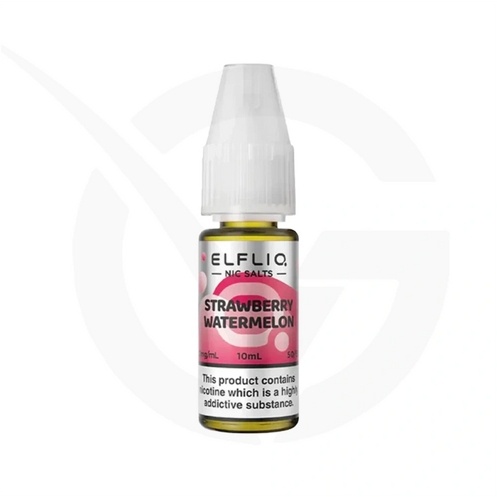 Strawberry Watermelon 10ml Elfliq Nic Salt E-Liquid By Elf Bar