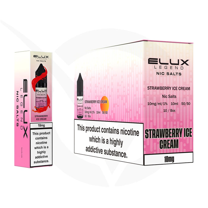 Elux Legend Nic Salt E-Liquid Box of 10