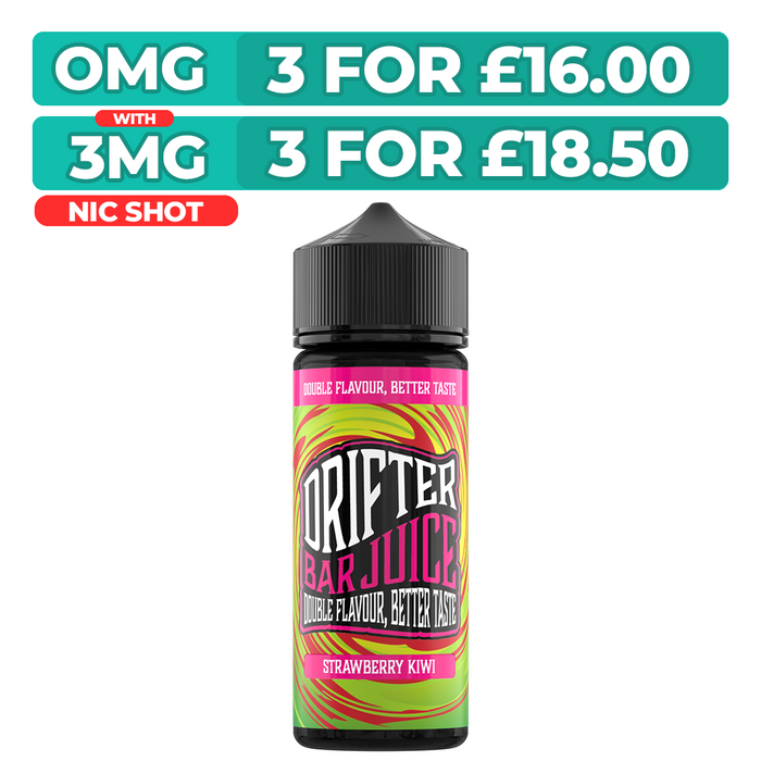 Drifter Bar Juice Strawberry Kiwi 100ml Shortfill E-Liquid