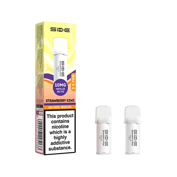 Strawberry Kiwi Crystal 600 Pro Prefilled Pods by SKE