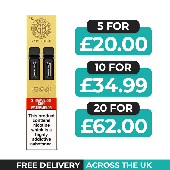Gold Bar Reload Strawberry Kiwi Watermelon Refill Pods