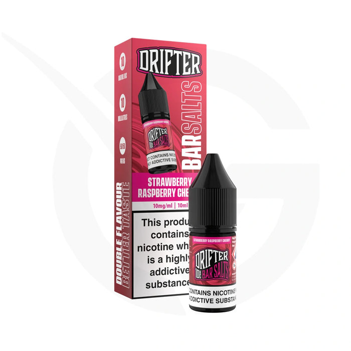 Strawberry Raspberry Cherry 10ml Nic Salt E-Liquid By Drifter