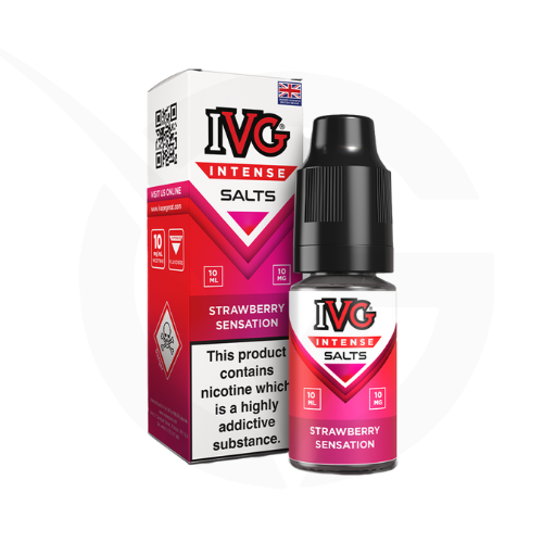 Strawberry Sensation IVG Intense NIc Salt E-Liquids 