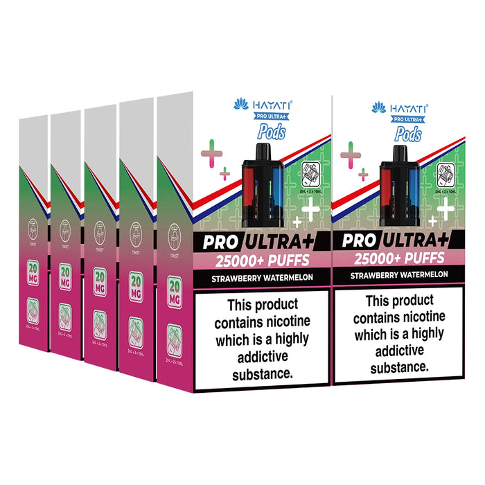 Hayati Pro Ultra Plus 25000 Puffs Pods Box of 5