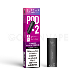 Strawberry Raspberry Cherry Ice 4 in 1 Prefilled Pods By Elf Bar