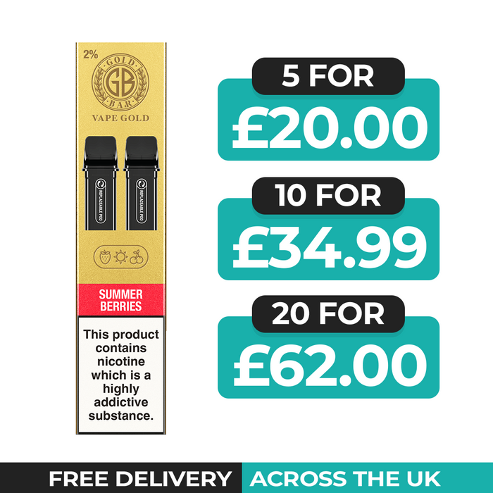 Gold Bar Reload Summer Berries Refill Pods
