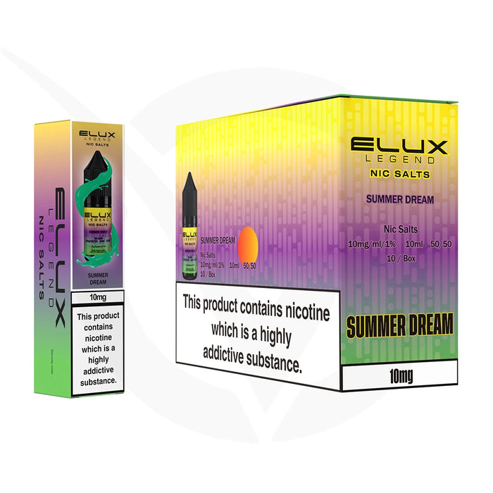 Elux Legend Nic Salt E-Liquid Box of 10