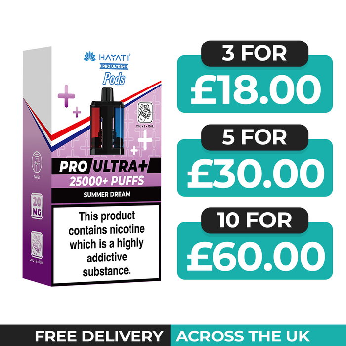 Hayati Pro Ultra Plus 25000 Summer Dream Refill Pods