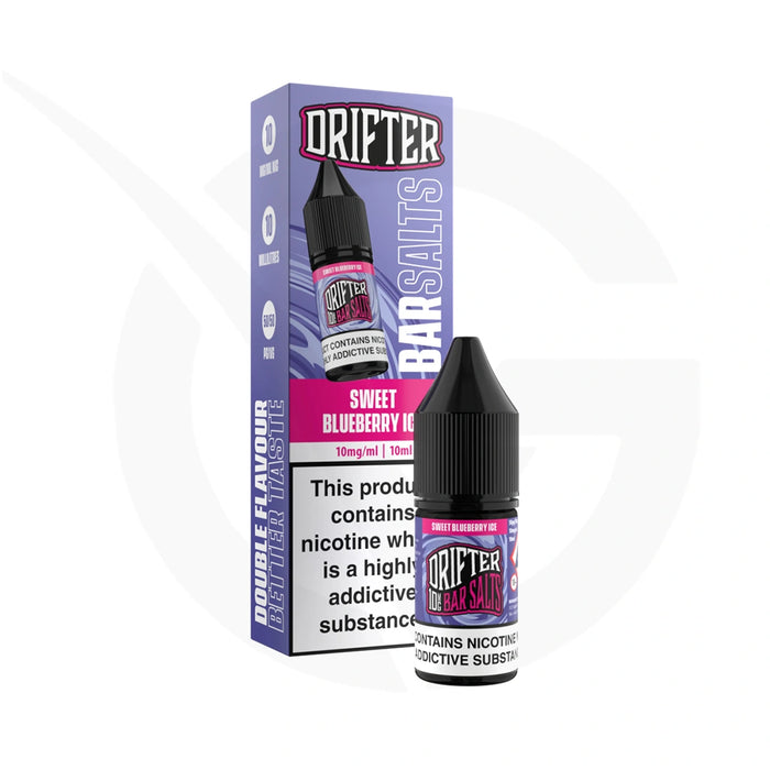 Sweet Blueberry Ice 10ml Nic Salt E-Liquid By Drifter