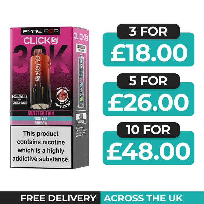 Pyne Pod Click S 30K Sweet Edition Refill Pods