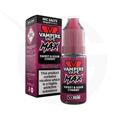 Sweet & Sour Cherry Nic Salt E-Liquid by Vampire Vape Max