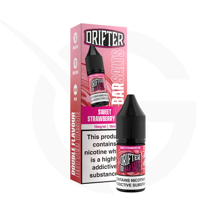 Sweet Strawberry Ice 10ml Nic Salt E-Liquid By Drifter