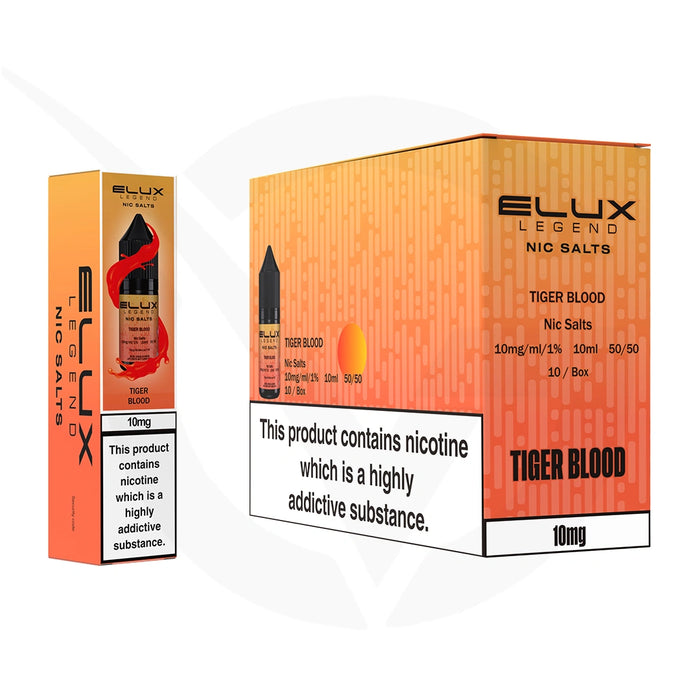 Elux Legend Nic Salt E-Liquid Box of 10