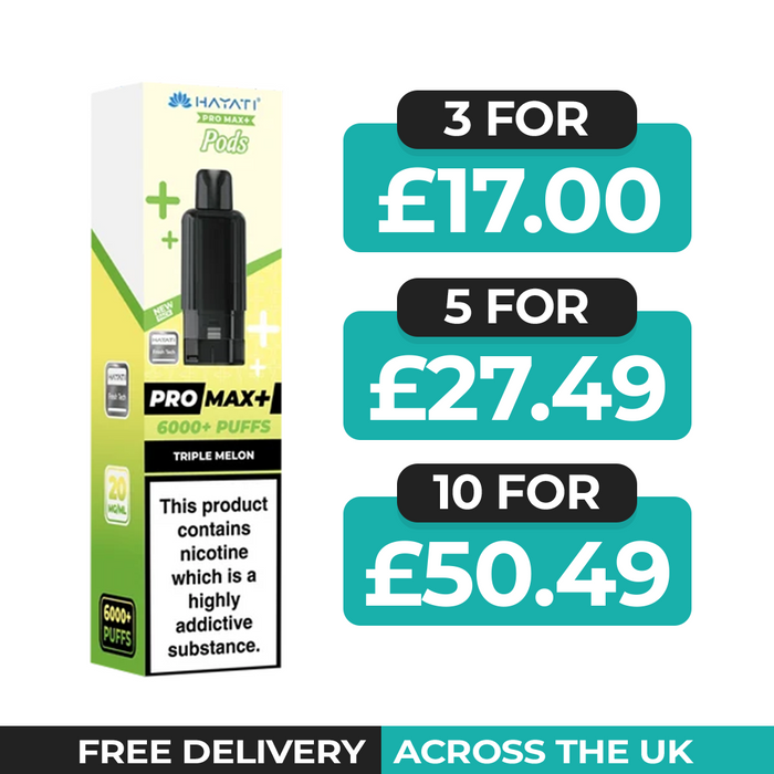 Hayati Pro Max Plus Triple Melon Refill Pods