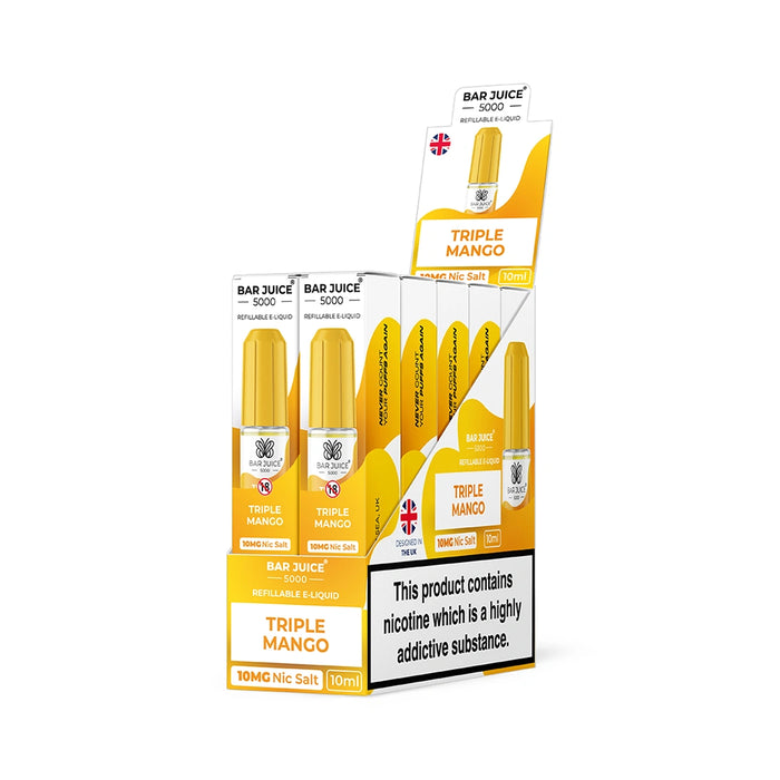 Bar Juice 5000 Nic Salts - Pack of 10 x 10ml