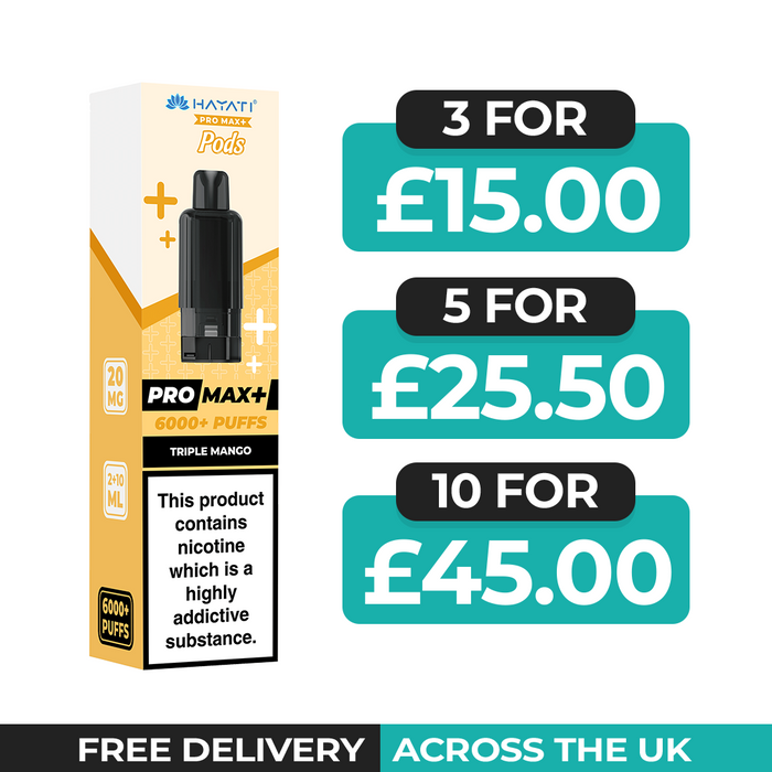 Hayati Pro Max Plus Triple Mango Refill Pods