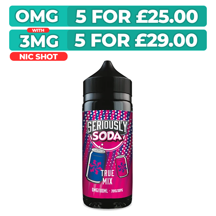 True Mix 100ml Shortfill E-Liquid by Seriously Soda
