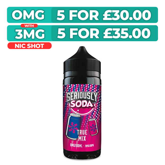 Seriously Soda True Mix 100ml Shortfill E-Liquid