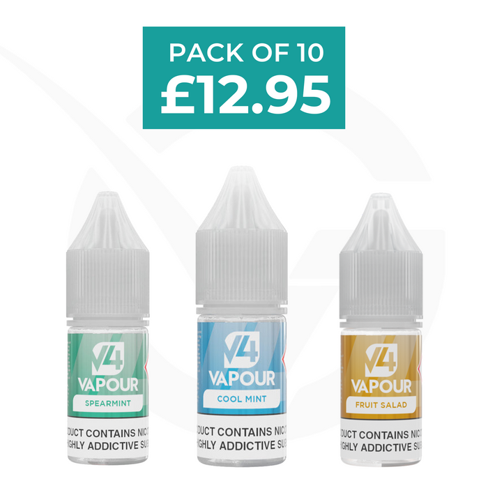 V4 Vapour E-Liquids - Pack of 10