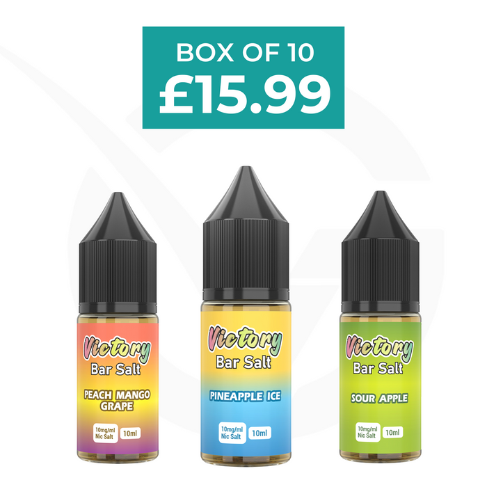 Victory Bar Salt Vape Juice - Bulk Box of 10