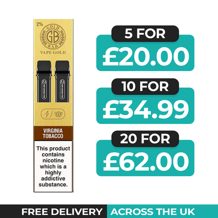 Gold Bar Reload Virginia Tobacco Refill Pods
