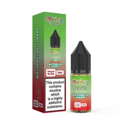 Watermelon Cherry 10ml Bar Salt Nic Salt E-Liquid By Victory Juice