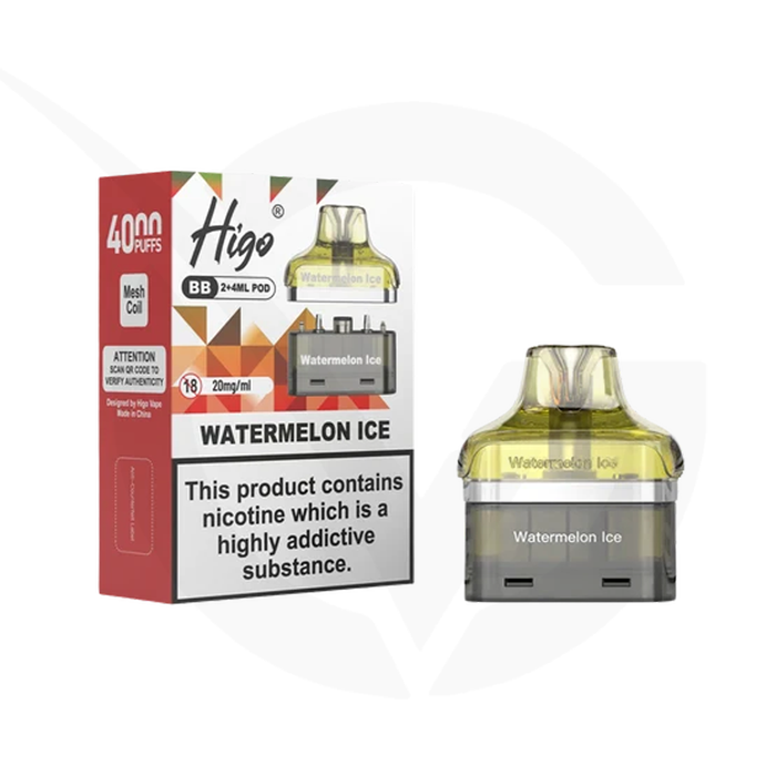 Higo BB 4000 Watermelon Ice Refill Pods