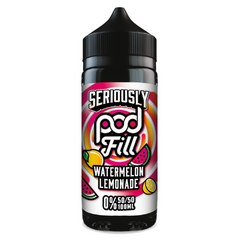 Watermelon Lemonade 100ml (50/50) Shortfill E-liquid by Seriously Pod Fill