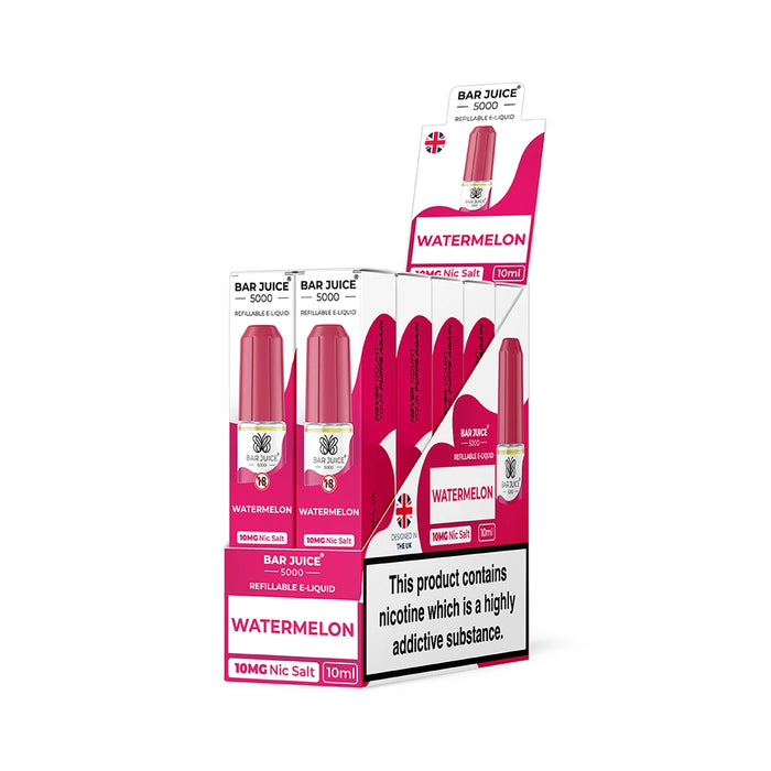 Bar Juice 5000 Nic Salts - Pack of 10 x 10ml