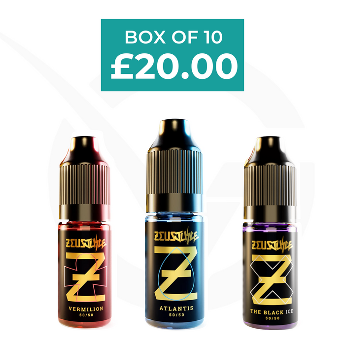 Zeus Juice 10ml 50/50 E-Liquid - Box of 10