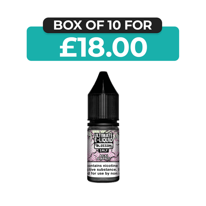 Acai & Apple Blossom 10ml Nic Salt E-Liquid by  Ultimate Juice