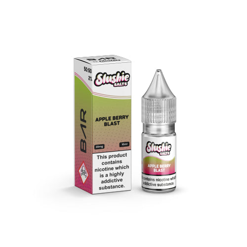 Apple Berry Blast 10ml Nic Salt E-Liquid By Slushie Bar Salts