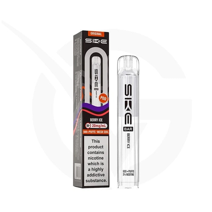 Berry Ice Prefilled Pods By SKE Bar 600