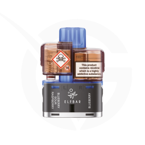 Blueberry Edition Prefilled Pods By Elf Bar Dual 10k