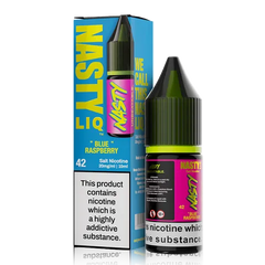 Blue Raspberry 10ml Nic Salt E-Liquid By Nasty Liq
